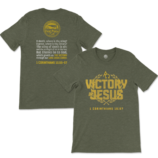 Victory in Jesus - 1 Corinthians 15:57 - Tee