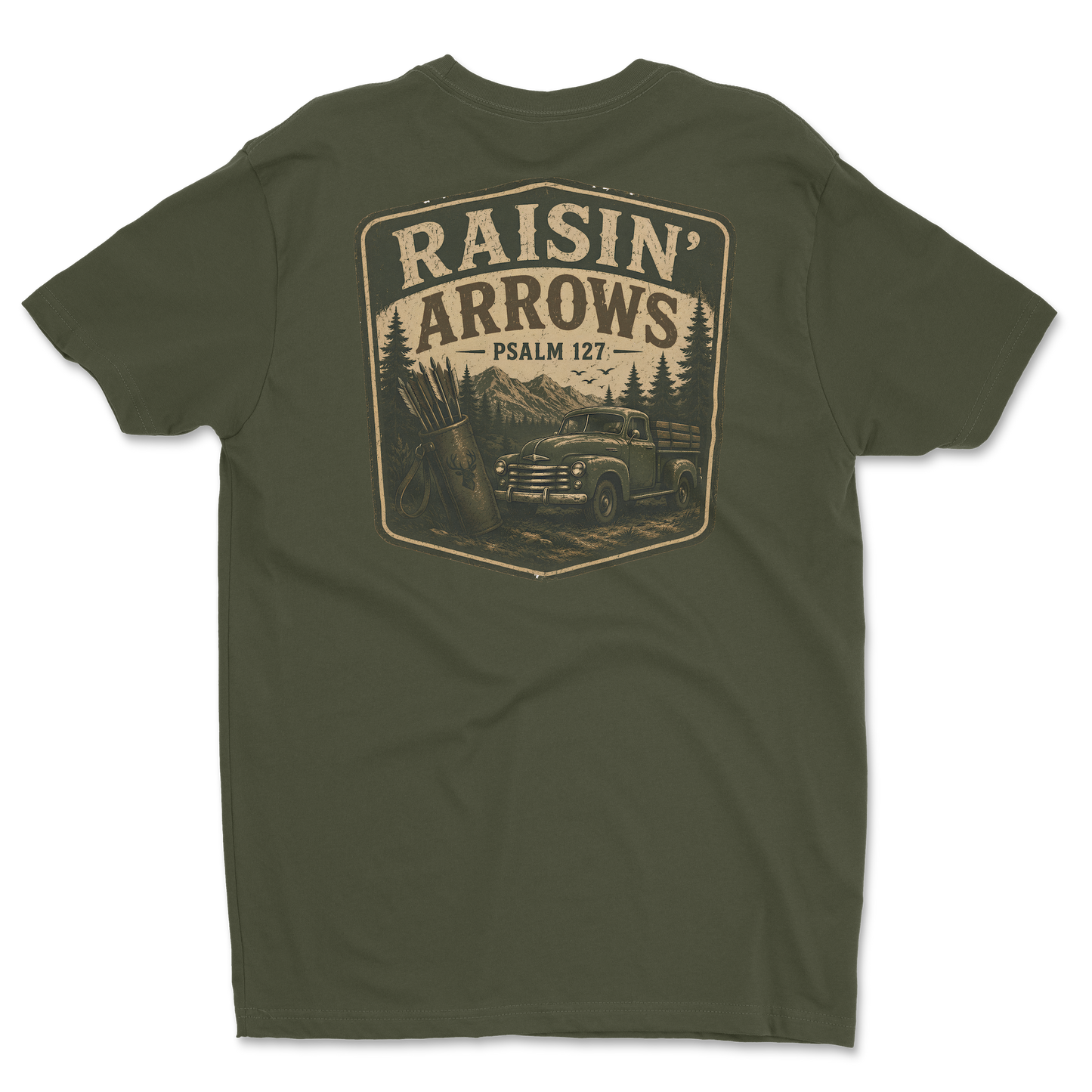 Raisin' Arrows Psalm 127 — Tee